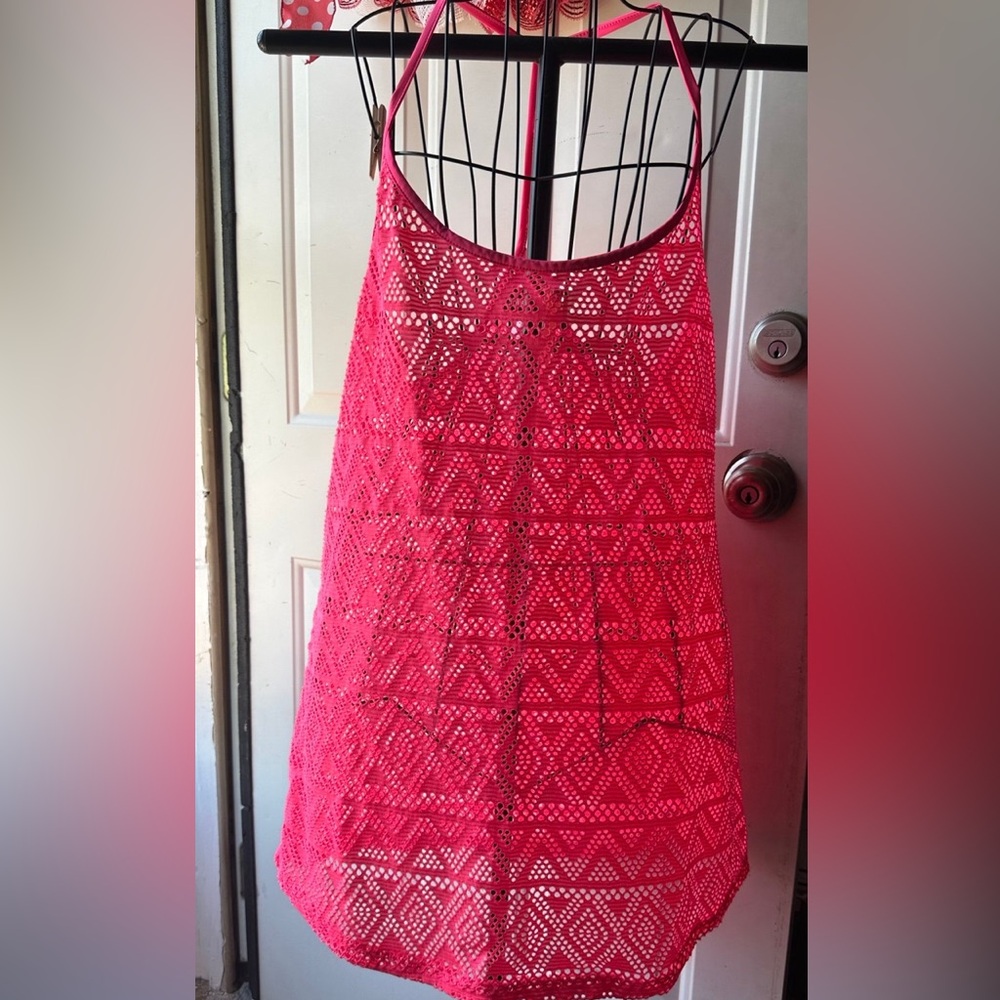 Joe Boxer Beach Coverup - Large Pink